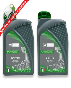 Olio motore W-Parts 5W40 Totalmente Sintetico - API SL SJ/CF | ACEA A3 B3 | VW 502.00 505.00 | MB 229.1 (2)