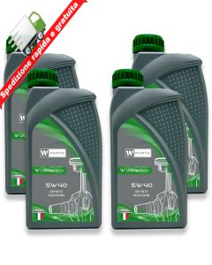 Olio motore W-Parts 5W40 Totalmente Sintetico - API SL SJ/CF | ACEA A3 B3 | VW 502.00 505.00 | MB 229.1 (4)