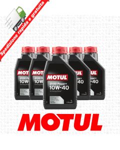 5 Litri OLIO MOTUL 2100 POWER + 10W40 - TECHNOSYNTHESE - API SL/CF -ACEA A3-B4
