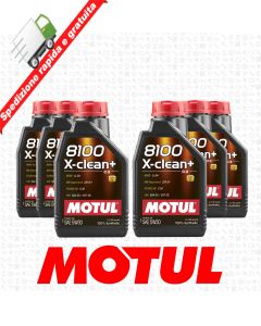 6 Litri OLIO MOTUL X-CLEAN + 5W30 - C3 - LL04 - 229.51 - C30 -VW 504.00 - 507.00