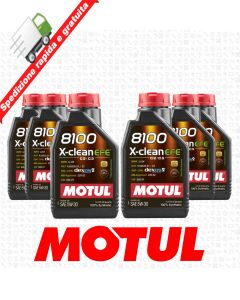 5 Litri OLIO MOTUL X-CLEAN EFE 5W30 - C2/C3 - LL04 - DEXOS X - 229.52 -VW 505.01