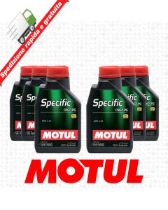 6 Litri OLIO MOTUL 5W40 SPECIFIC CNG / GPL / LGP - ACEA C3 - SM/CF - LL04