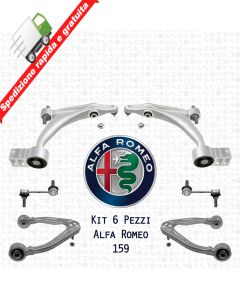 KIT 6 BRACCI ANTERIORE COMPLETO ALFA ROMEO 159 - 2005 -> 2012