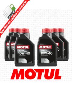 6 Litri OLIO MOTUL 2100 POWER + 10W40 - TECHNOSYNTHESE - API SL/CF -ACEA A3-B4