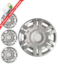 SERIE 4 BORCHIE - 4 COPRICERCHI COPPE RUOTA 15 PER FIAT STILO