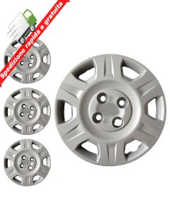 SERIE 4 BORCHIE - 4 COPRICERCHI COPPE RUOTA 14 PER FIAT PUNTO S 03->