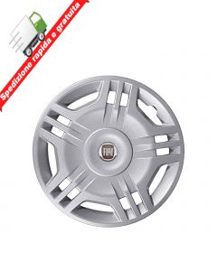 4 BORCHIE- SERIE 4 COPRICERCHI COPPE RUOTA 14" PER FIAT PUNTO 03-> ROSSO