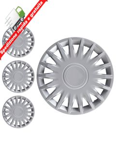 SERIE 4 BORCHIE - 4 COPRICERCHI COPPE RUOTA 15 PER LANCIA LYBRA