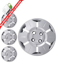 SERIE 4 BORCHIE - 4 COPRICERCHI COPPE RUOTA 13 PER FIAT PANDA 03->