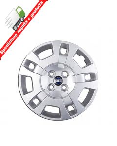 4 BORCHIE - SERIE 4 COPRICERCHI COPPE RUOTA 15" PER FIAT IDEA 04-> BLU