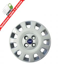 4 BORCHIE - SERIE 4 COPRICERCHI COPPE RUOTA 14" PER FIAT IDEA 04-> BLU