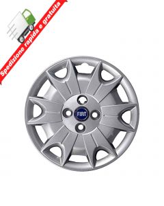 4 BORCHIE - SERIE 4 COPRICERCHI COPPE RUOTA 14" PER FIAT PANDA 4X4 04-> BLU