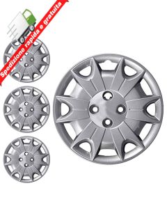 SERIE 4 BORCHIE - 4 COPRICERCHI COPPE RUOTA 14 PER FIAT PANDA 4X4 04->