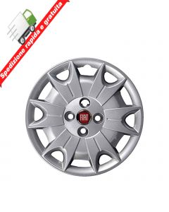 4 BORCHIE - SERIE 4 COPRICERCHI COPPE RUOTA 14" PER FIAT PANDA 4X4 04-> ROSSO 