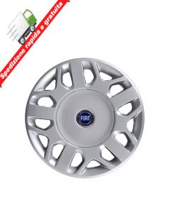 4 BORCHIE - SERIE 4 COPRICERCHI COPPE RUOTA 14" PER FIAT MULTIPLA 04-> BLU