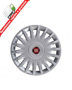 4 BORCHIE - SERIE 4 COPRICERCHI COPPE RUOTA 15" PER FIAT STILO 04> - BRAVO 07->