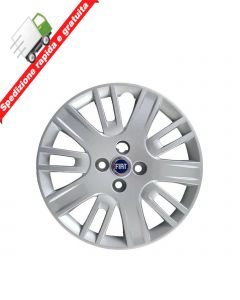 4 BORCHIE - SERIE 4 COPRICERCHI COPPE RUOTA 15" PER FIAT DOBLO 06-> BLU