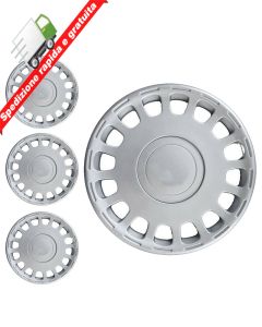 SERIE 4 BORCHIE - 4 COPRICERCHI COPPE RUOTA 15 PER FIAT MULTIPLA 02->