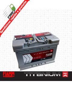 BATTERIA AUTO FIAMM L3 74 Ah 680A EN = BOSCH - VARTA 74Ah Positivo a Destra 