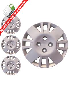 SERIE 4 BORCHIE - 4 COPRICERCHI COPPE RUOTA 14 PER FIAT FIORINO 08->