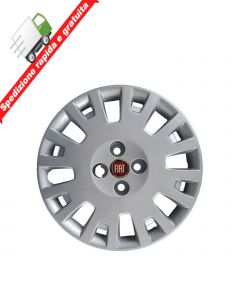 4 BORCHIE - SERIE 4 COPRICERCHI COPPE RUOTA 15" PER FIAT FIORINO 08->