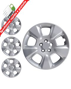 SERIE 4 BORCHIE - 4 COPRICERCHI COPPE RUOTA 15 PER FIAT DOBLO' 10->