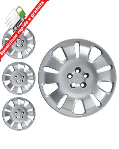 SERIE 4 BORCHIE - 4 COPRICERCHI COPPE RUOTA 16 PER FIAT DOBLO' 10->