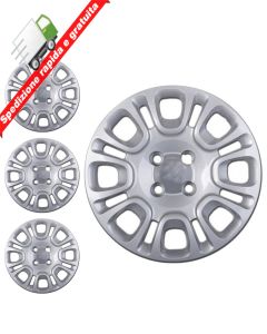 SERIE 4 BORCHIE - 4 COPRICERCHI COPPE RUOTA 14 PER FIAT PANDA 12-> TIPO B