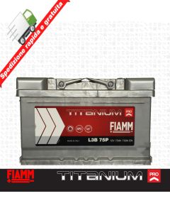 BATTERIA FIAMM 75Ah 730A = BOSCH - VARTA - L3B75P - 75 Ah - 278x175x175