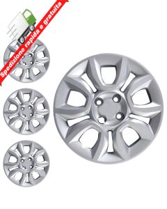 SERIE 4 BORCHIE - 4 COPRICERCHI COPPE RUOTA 15 PER FIAT PANDA 4X4 12->