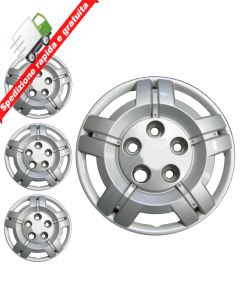 SERIE 4 BORCHIE - 4 COPRICERCHI COPPE RUOTA 16 PER FIAT DUCATO 09->