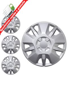 SERIE 4 BORCHIE - 4 COPRICERCHI COPPE RUOTA 15 PER FIAT DUCATO 15->