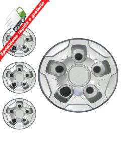 SERIE 4 BORCHIE - 4 COPRICERCHI COPPE RUOTA 9 PER FIAT DUCATO 07->16 TIPO C