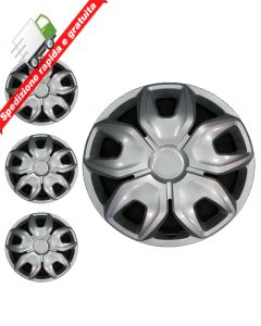 SERIE 4 BORCHIE - 4 COPRICERCHI COPPE RUOTA 16 PER IVECO DAILY