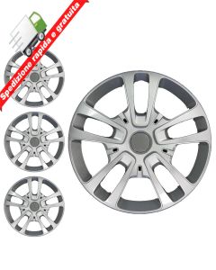 SERIE 4 BORCHIE - 4 COPRICERCHI COPPE RUOTA 16 PER PEUGEOIT EXPERT