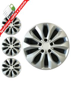 SERIE 4 BORCHIE - 4 COPRICERCHI COPPE RUOTA 16 PER RENAULT MEGANE