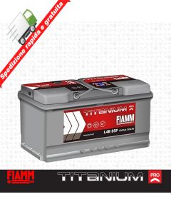 BATTERIA AUTO FIAMM TITANIUM PLUS 85Ah BASSA - 760A - 85 Ah - POSITIVO A DX