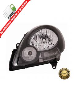 FARO PROIETTORE ANTERIORE SINISTROO PARABOLA NERA - SX - RENAULT KANGOO 08->12