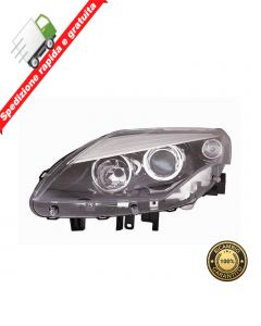 FARO PROIETTORE ANTERIORE SINISTRO PARABOLA NERA - SX - RENAULT LAGUNA 10->