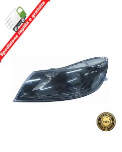 FARO PROIETTORE ANTERIORE SINISTRO PARABOLA NERA - SX - SKODA OCTAVIA 09->13