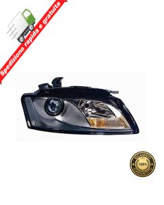 FARO PROIETTORE ANTERIORE DESTRO PARABOLA NERA - DX - AUDI A5 07->11  (NO XENON)