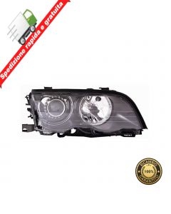 FARO PROIETTORE ANT. DESTRO PARABOLA NERA XENON DX BMW SERIE 3 TOURING E46 98>01