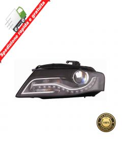 FARO PROIETTORE XENON ANTERIORE SINISTRO PARABOLA NERA - SX - AUDI A4 2007->2011