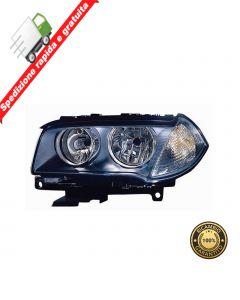 FARO PROIETTORE ANTERIORE SINISTRO PARABOLA NERA - SX - BMW X3 06->10 (NO XENON)