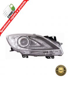 FARO PROIETTORE ANTERIORE DESTRO PARABOLA NERA XENON - DX - MAZDA 3 2009->2013