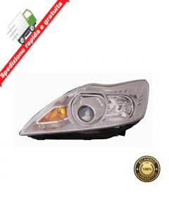 FARO PROIETTORE ANTERIORE SINISTRO PARABOLA CROMATA XENON SX - FORD FOCUS 07->11