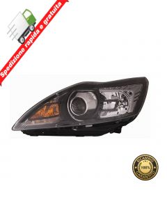 FARO PROIETTORE ANTERIORE SINISTRO PARABOLA NERA XENON SX - FORD FOCUS 07->11