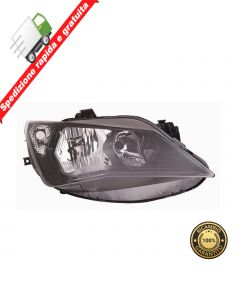 FARO PROIETTORE ANTERIORE DESTRO 2 PARABOLE NERA - DX - SEAT IBIZA SPORT 12->16