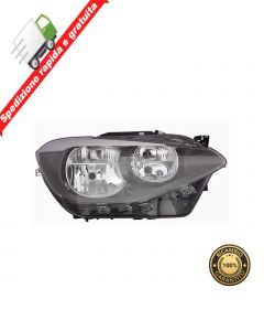 FARO PROIETTORE ANT. DESTRO PARABOLA NERA - DX - BMW SERIE 1 (F20-F21) 12->15