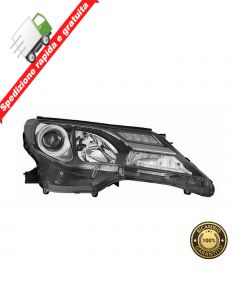 FARO PROIETTORE ANTERIORE DESTRO PARABOLA NERA XENON - DX - TOYOTA RAV 4 13->15